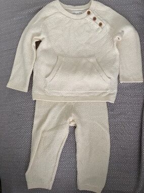 Little Planet Organic by Carter’s Beige Knitted Set